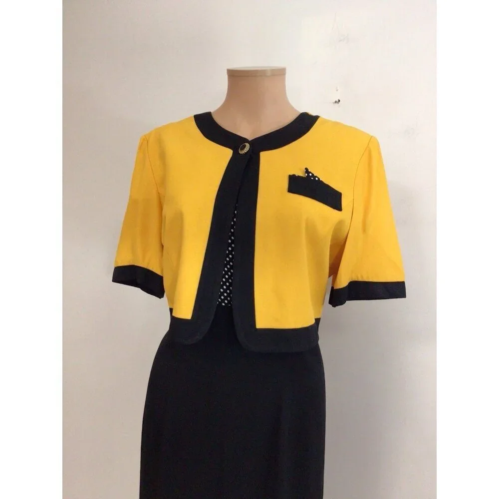 Perceptions Vintage Dress 90’s Power Suit Womens 10 - Picture 2 of 8